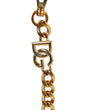 Dolce & Gabbana Black Leather Pearl Chain Bag Accessory Shoulder Strap