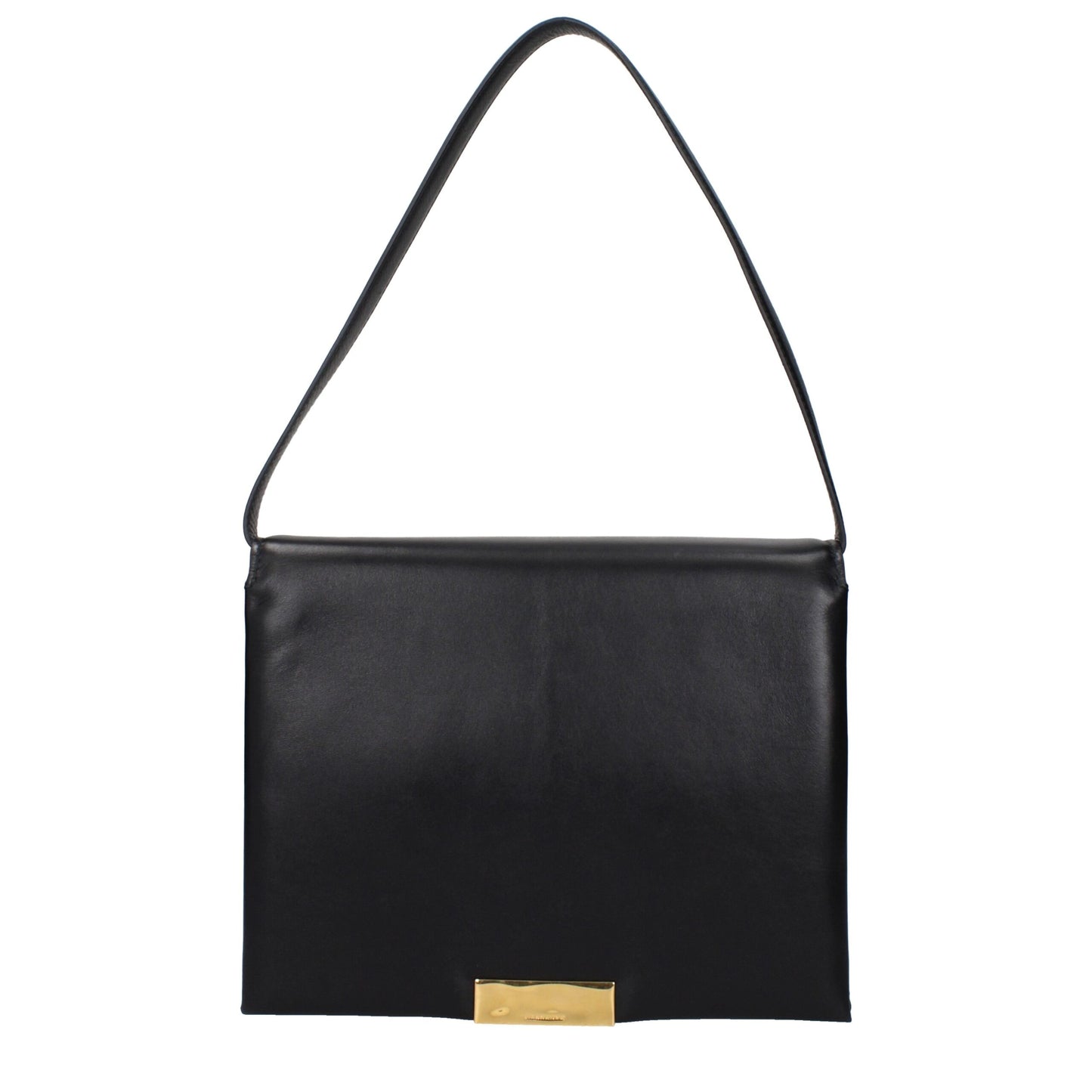 Sacs à bandoulière en cuir noir de Jil Sander