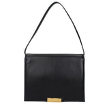 Jil Sander Black Leather Shoulder Bag - Élégance Intemporelle