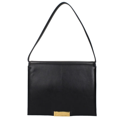 Sacs à bandoulière en cuir noir de Jil Sander