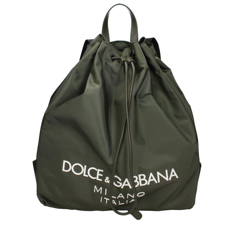 Dolce &amp; Gabbana Groene Nylon Rugzakken