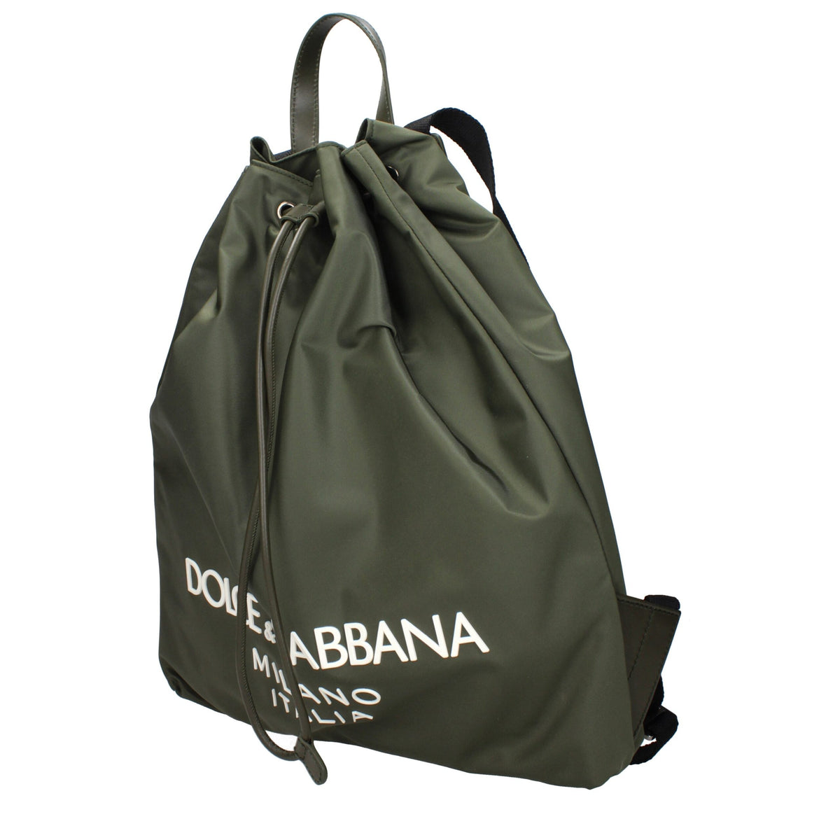 Sacs à dos en nylon vert de Dolce &amp; Gabbana
