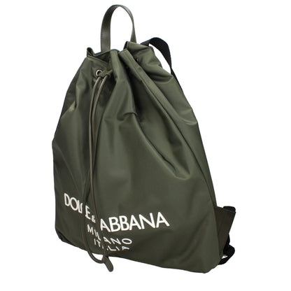 Sacs à dos en nylon vert de Dolce &amp; Gabbana