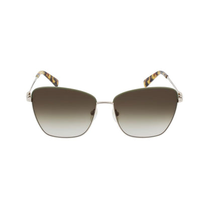 Lunettes de soleil Longchamp en métal doré