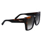Lunettes de soleil Ferragamo en acétate noir