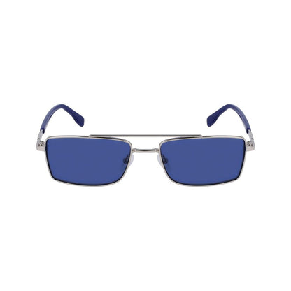Lunettes de soleil en métal gris de Karl Lagerfeld