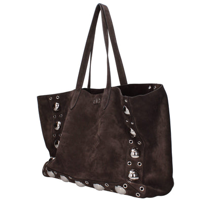 Sacs à bandoulière en cuir marron Valentino Garavani