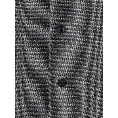 Margiela Single-breasted coat in virgin wool blend