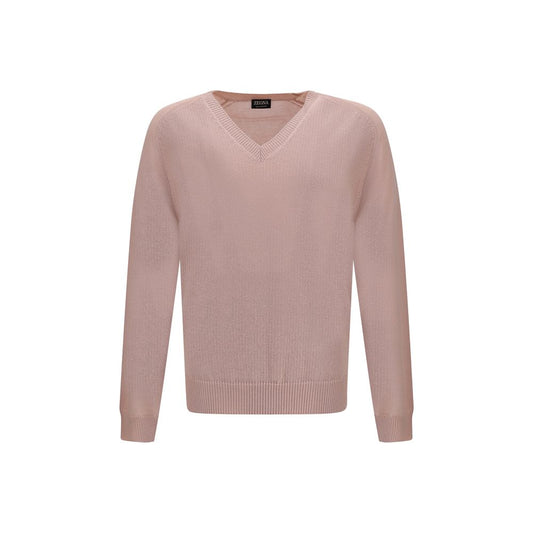 ZEGNA V-neck cashmere sweate