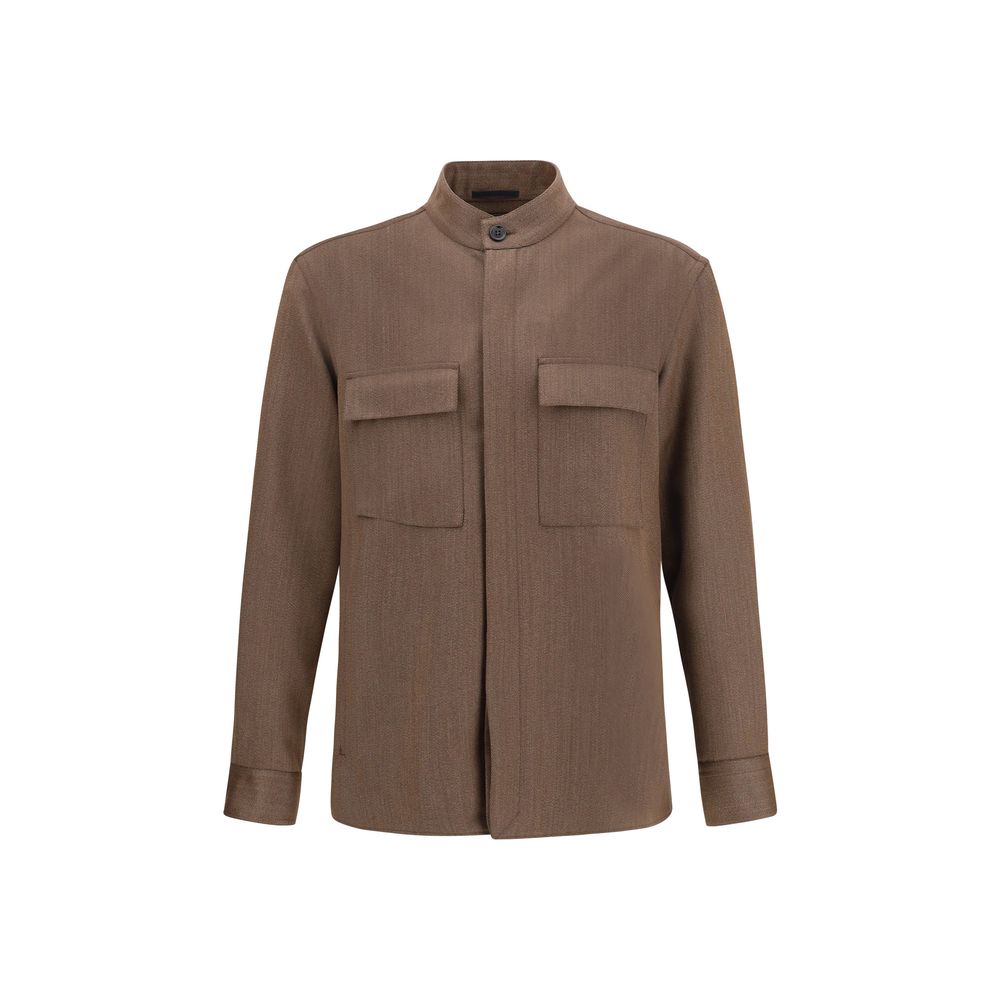 ZEGNA Wool Ovs-overshirt