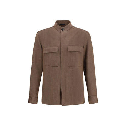 ZEGNA Wool Ovs-overshirt