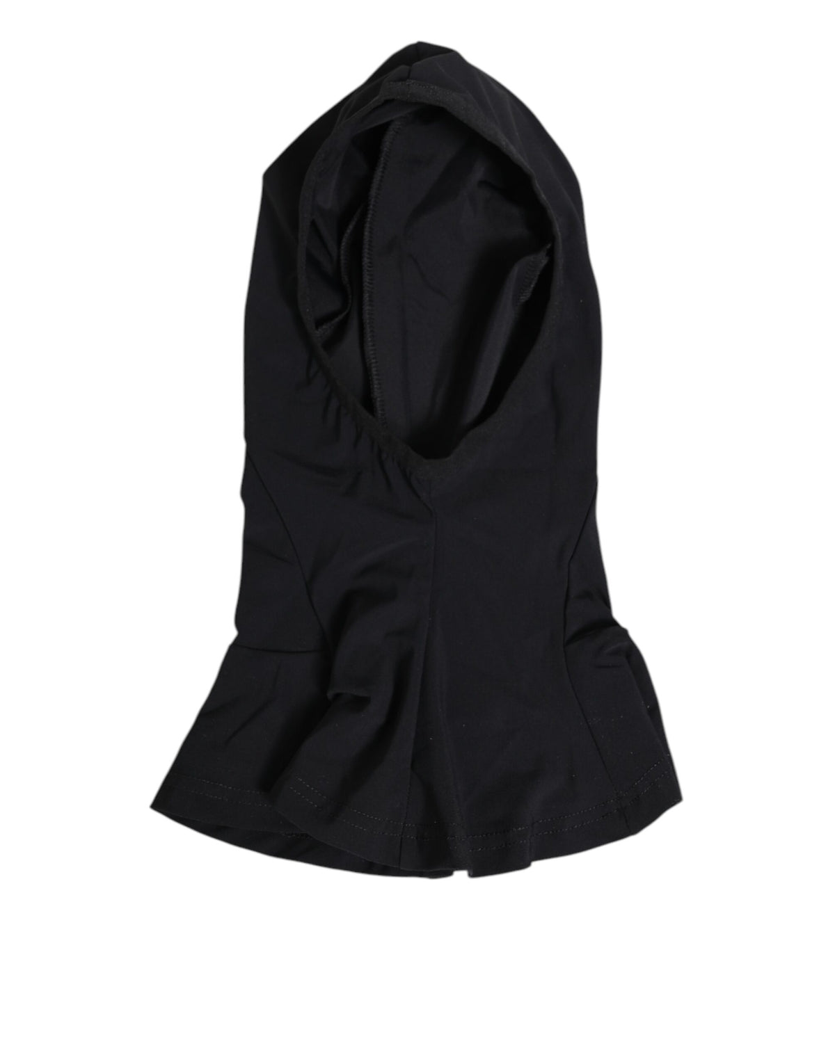 Cagoule Dolce &amp; Gabbana en nylon et élasthanne noir, couvre-visage