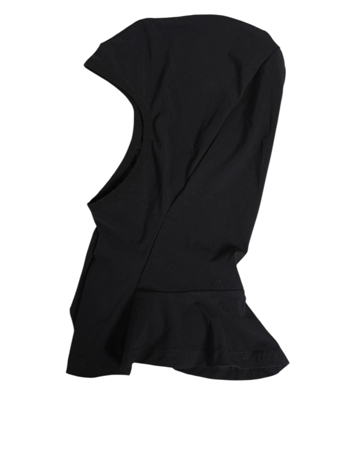 Cagoule Dolce &amp; Gabbana en nylon et élasthanne noir, couvre-visage