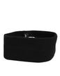 Dolce & Gabbana Black Cashmere Headband Knitted Cap One Size Men Hat
