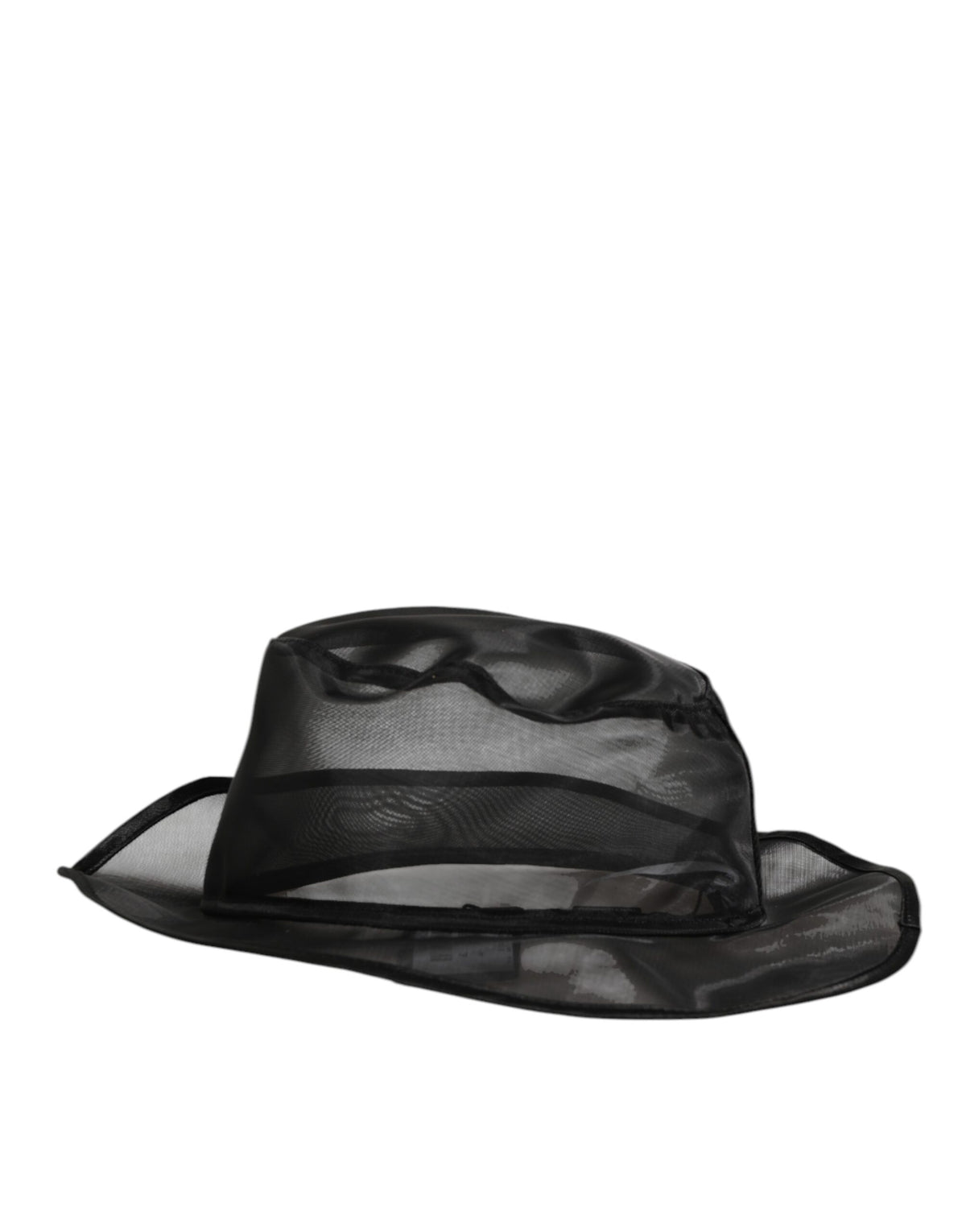 Bob en soie noire Dolce & Gabbana pour homme, style pêcheur