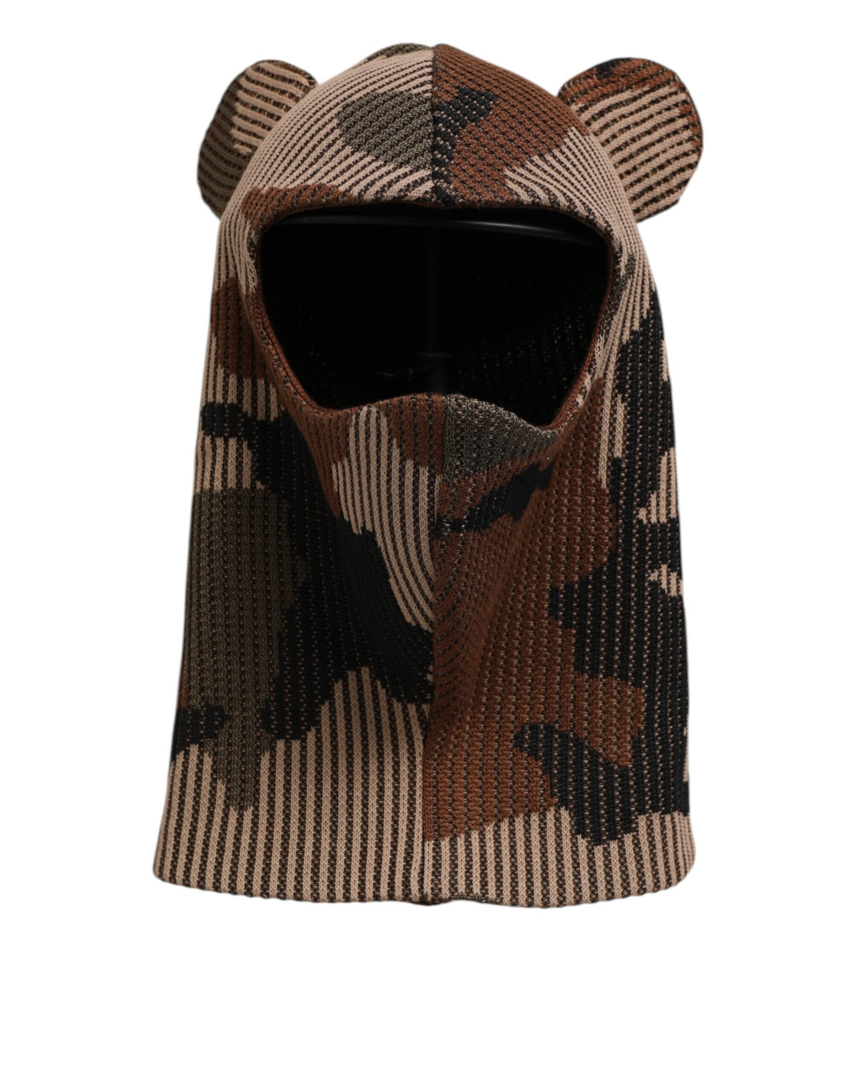 Cagoule Dolce & Gabbana multicolore camouflage, bonnet homme taille unique