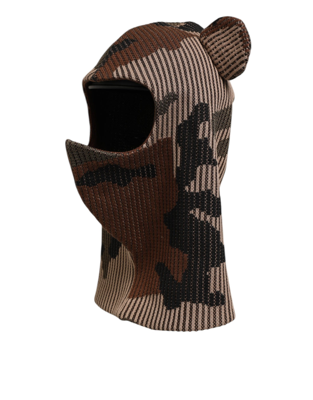 Cagoule Dolce & Gabbana multicolore camouflage, bonnet homme taille unique