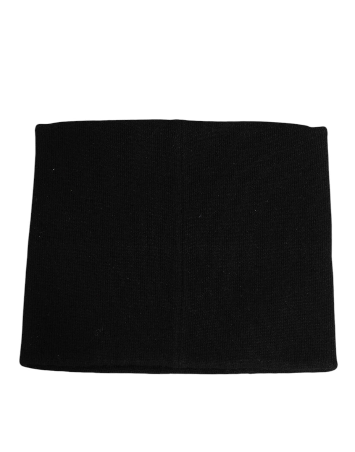 Écharpe Dolce &amp; Gabbana noire en cachemire tricoté avec logo D&amp;G, taille unique, pour homme