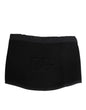 Dolce & Gabbana Black Lace Stole Knitted DG Logo Men One Size  Scarf