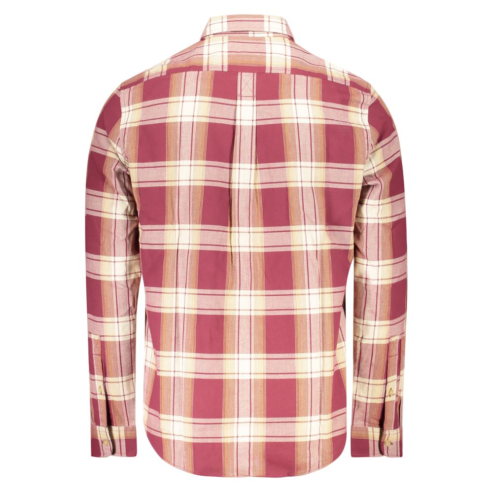 Chemise en Coton Rouge Timberland pour Homme