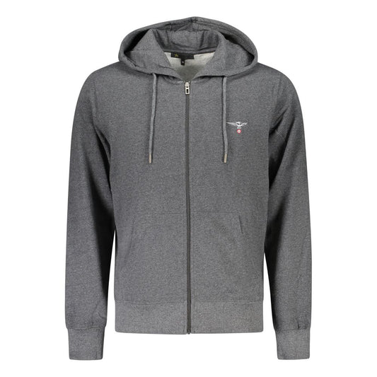Sweat-shirt en coton gris de l'Accademia Militare