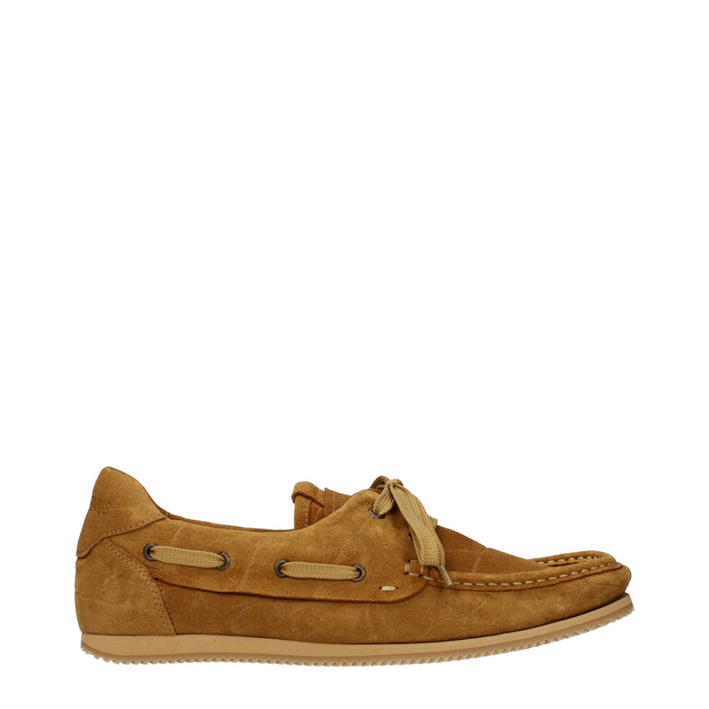 Jacquemus Brown Leather Slip-On Loafers for Men