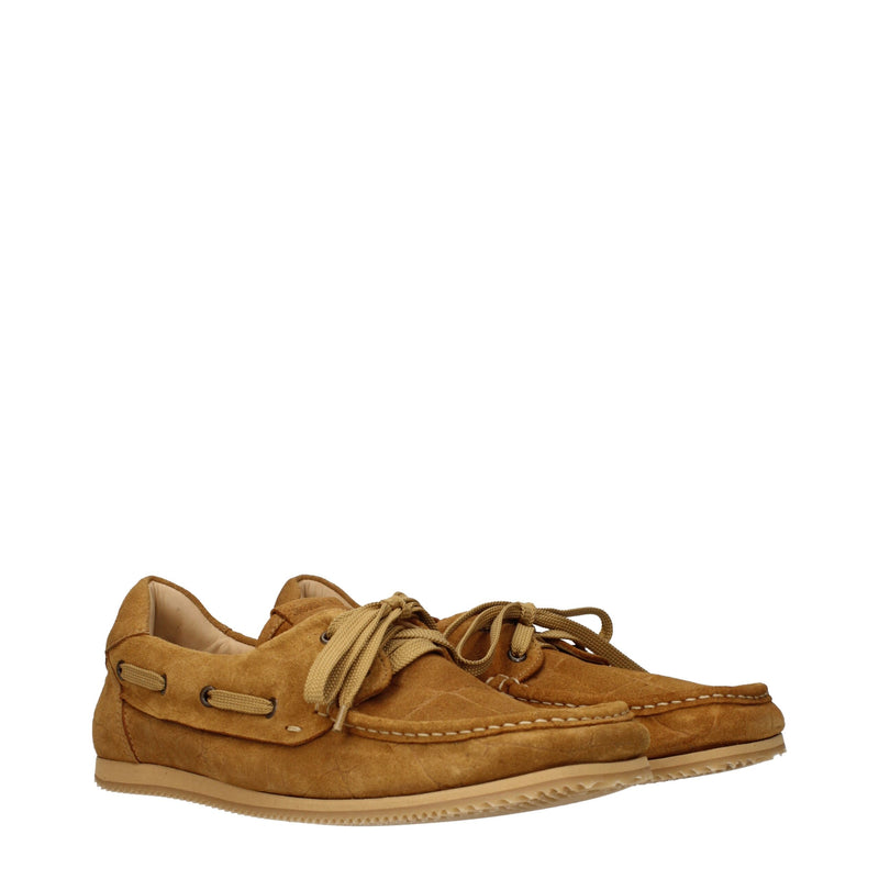 Jacquemus Brown Leather Slip-On Loafers for Men