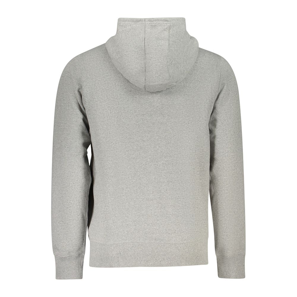 Sweat à capuche homme en coton gris Accademia Militare