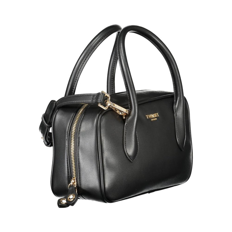Sac à main en polyéthylène noir Twinset pour femmes