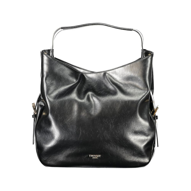 Twinset Black Polyethylene Women Hobo Bag - Stylish & Functional