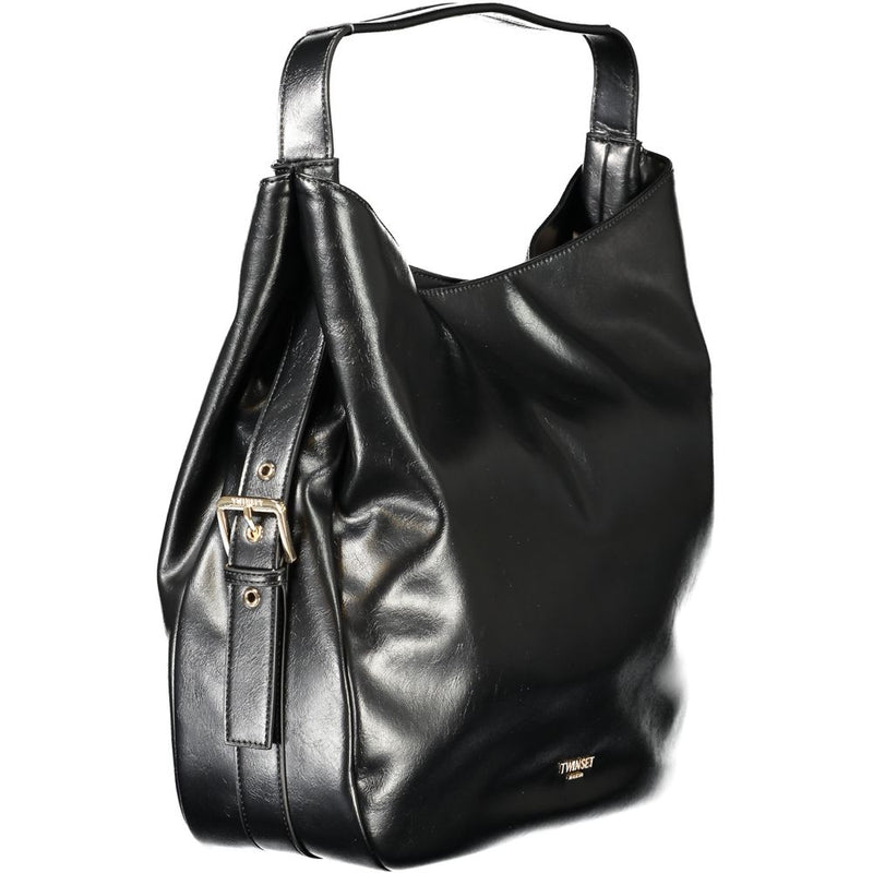 Twinset Black Polyethylene Women Hobo Bag - Stylish & Functional