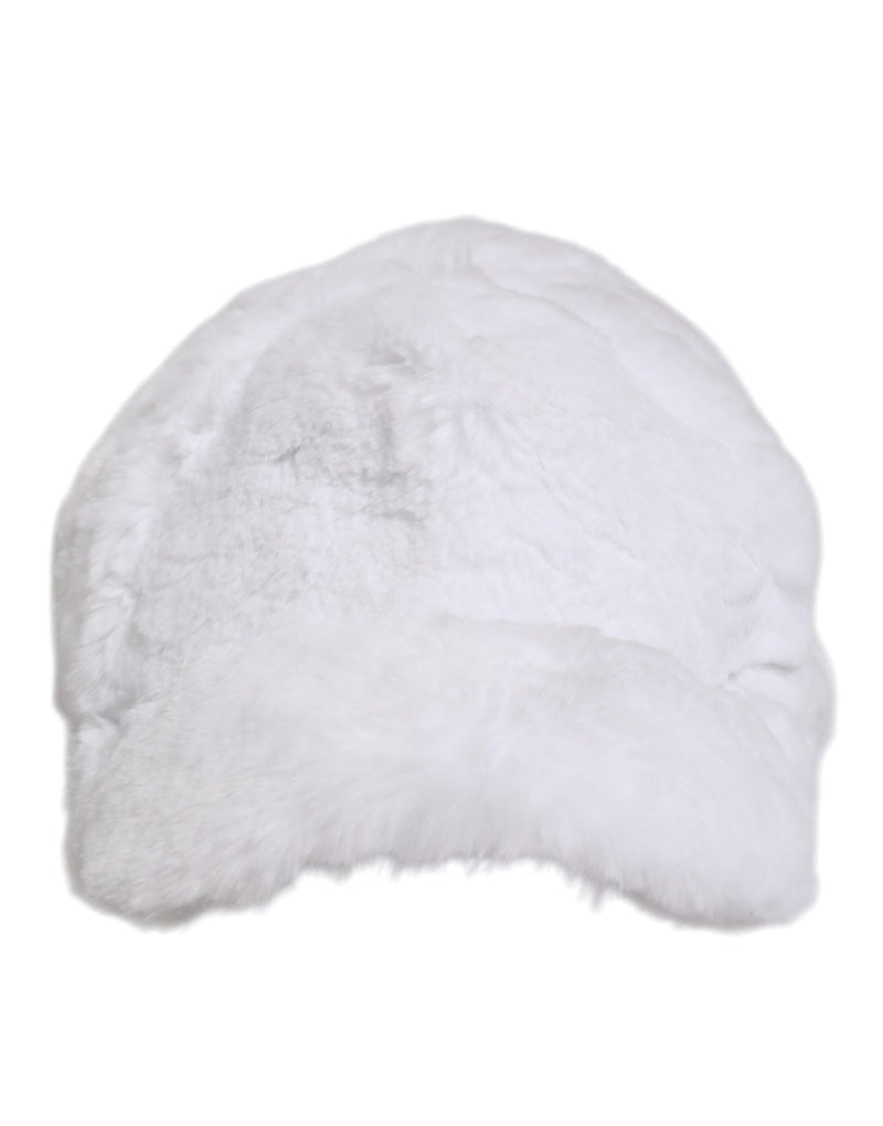 Casquette de baseball Dolce & Gabbana blanche en modacrylique pour homme, style rappeur.