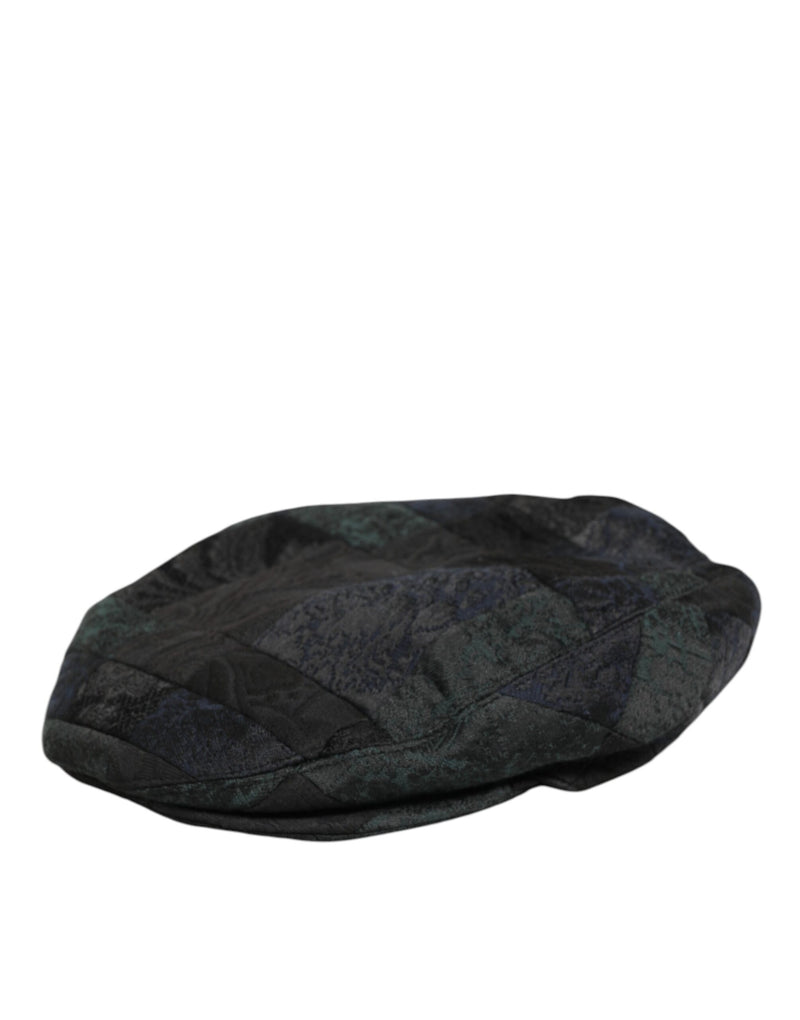Casquette gavroche Dolce & Gabbana en polyester noir pour homme