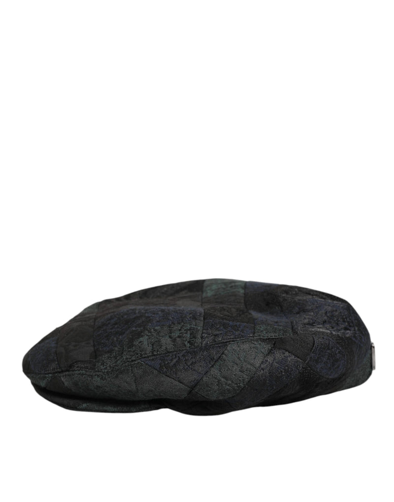 Casquette gavroche Dolce & Gabbana en polyester noir pour homme
