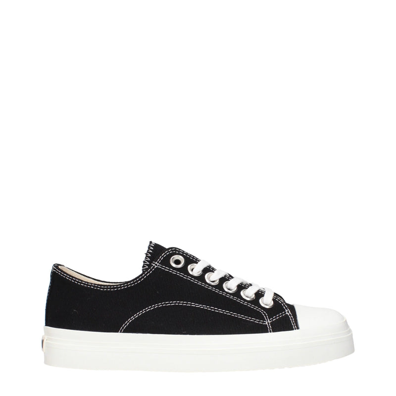 Moschino Black Fabric Low Tops Sneakers for Women - Stylish Comfort