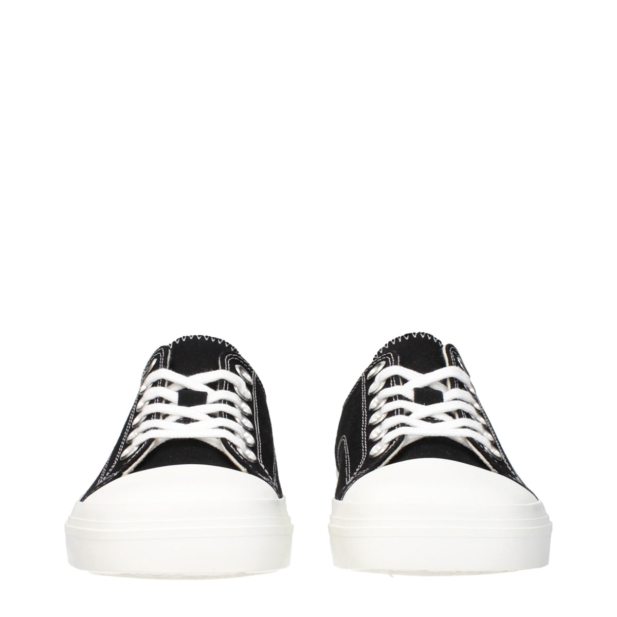 Moschino Black Fabric Low Tops Sneakers for Women - Stylish Comfort