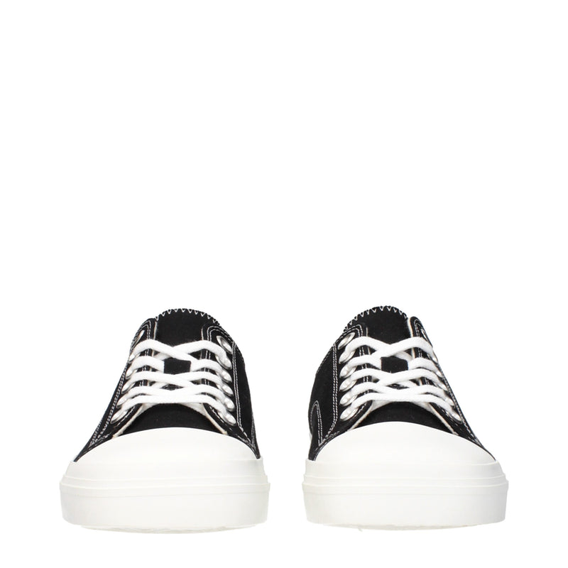 Moschino Black Fabric Low Tops Sneakers for Women - Stylish Comfort