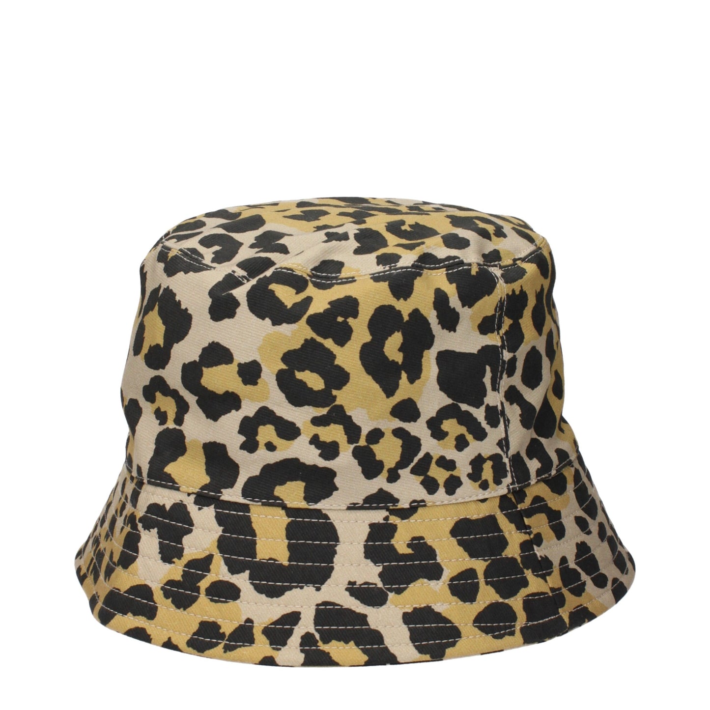 Chapeaux de paille beige en coton de Max Mara