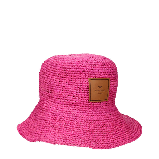 Chapeaux de paille Max Mara rose