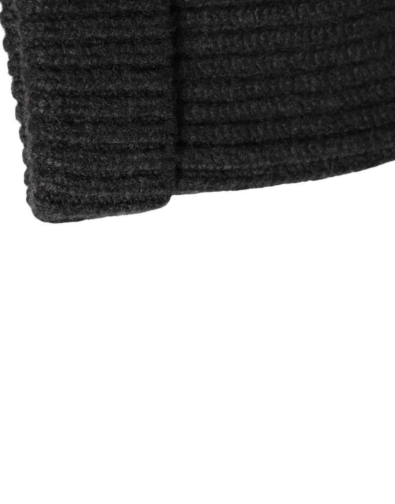 Dolce & Gabbana Zwarte Kasjmier Gebreide Beanie Heren Capello Hoed