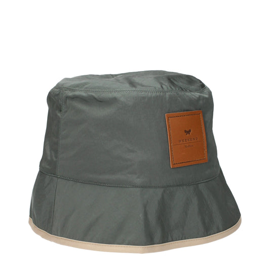 Chapeaux de pêche Max Mara en polyamide vert
