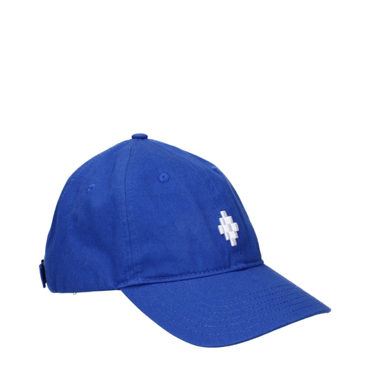 Casquettes en coton bleu Marcelo Burlon (casquettes de baseball)