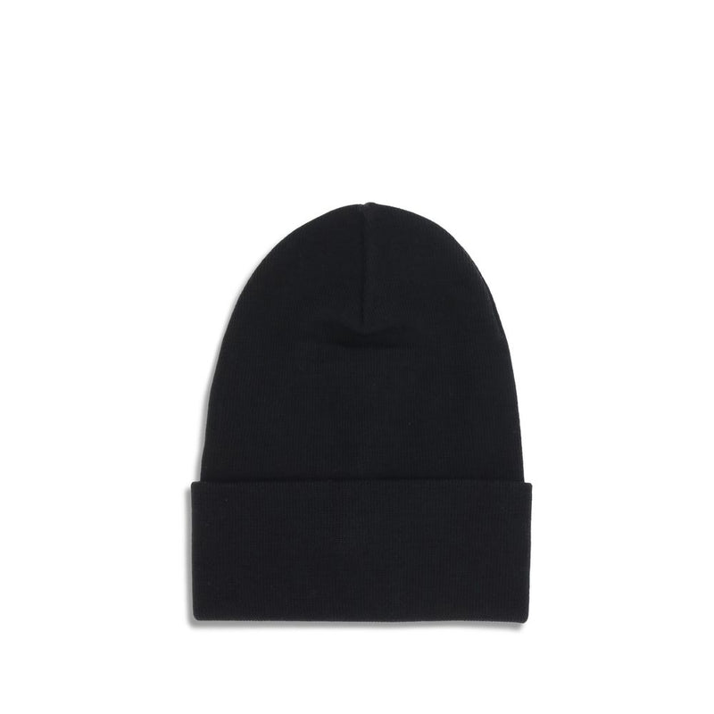 Moncler Grenoble Black Fleece Wool Beanie - Winter Essential