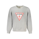 Guess Jeans Gray Cotton Sweatshirt - Oversized & Stylish