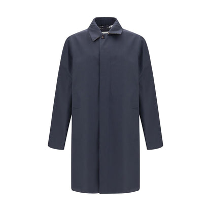 Manteau en coton bleu Burberry