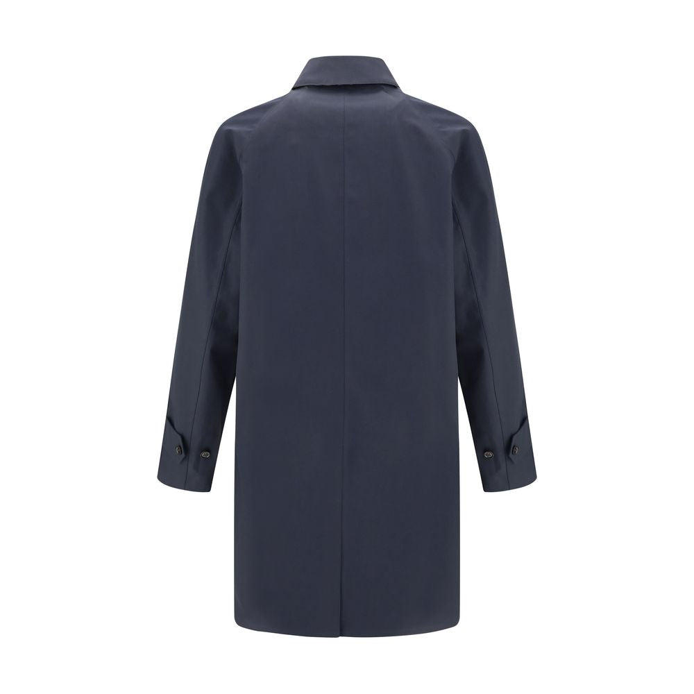 Manteau en coton bleu Burberry