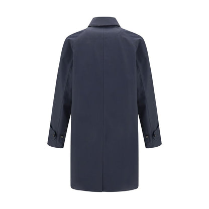 Manteau en coton bleu Burberry