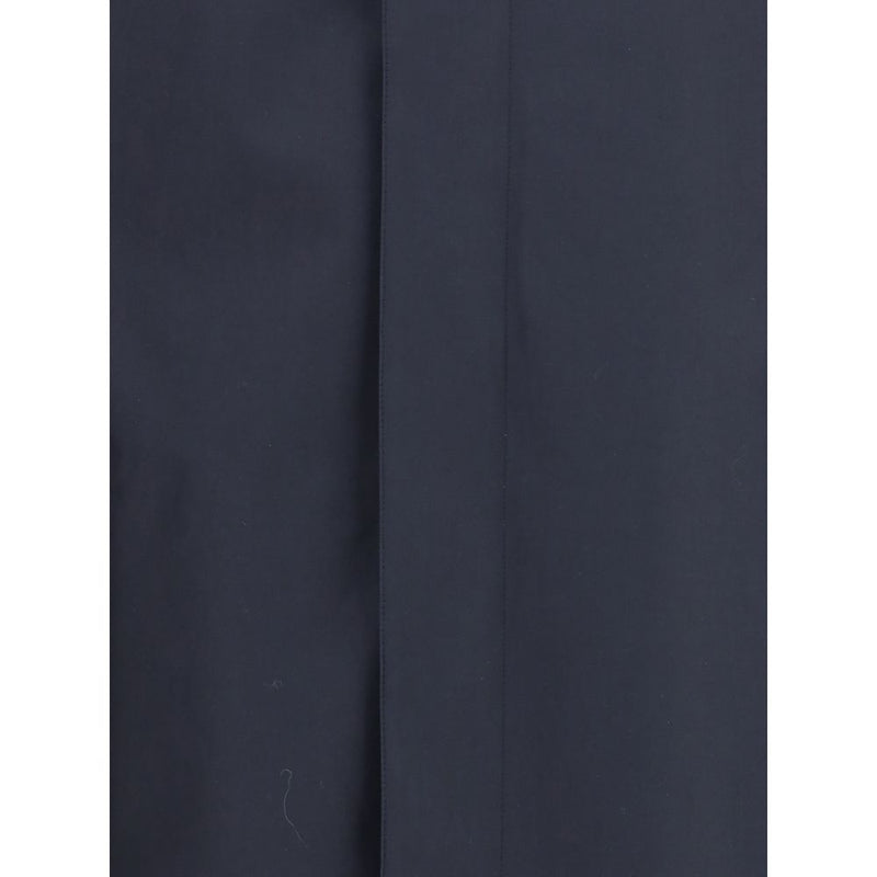 Burberry Blue Cotton Coat