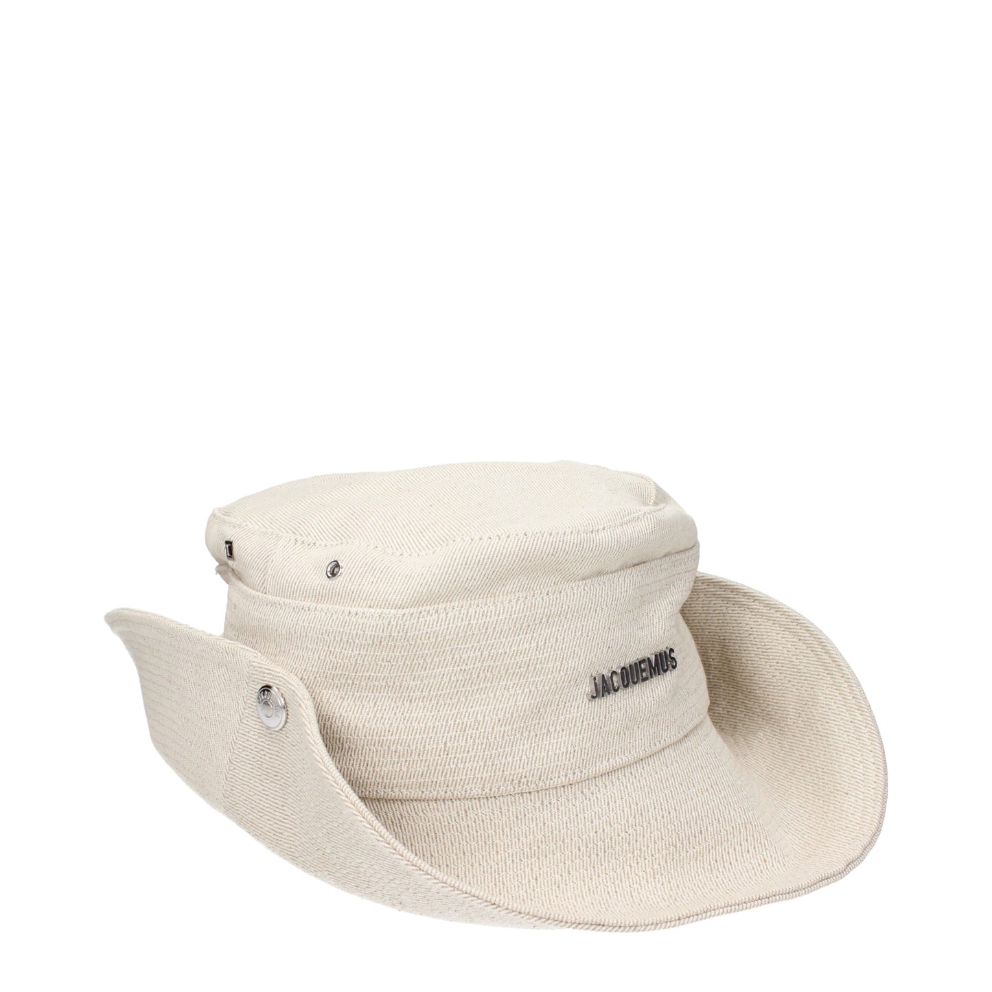 Chapeaux bob en lin beige Jacquemus