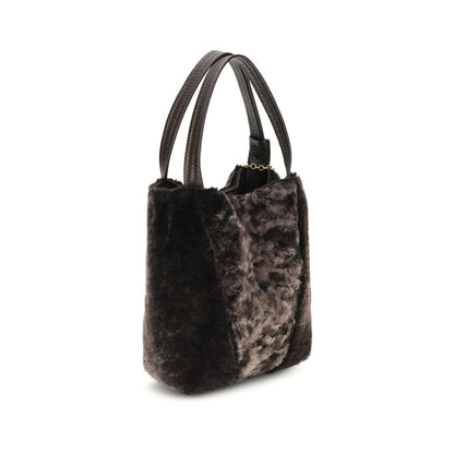 Sac Spin Tote en peau de mouton retournée Chloé, petit modèle